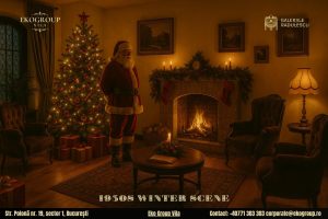 Legenda lui Moș Crăciun în atmosfera fermecătoare a Eko Group Vila: o evocare a Crăciunului anilor ’30